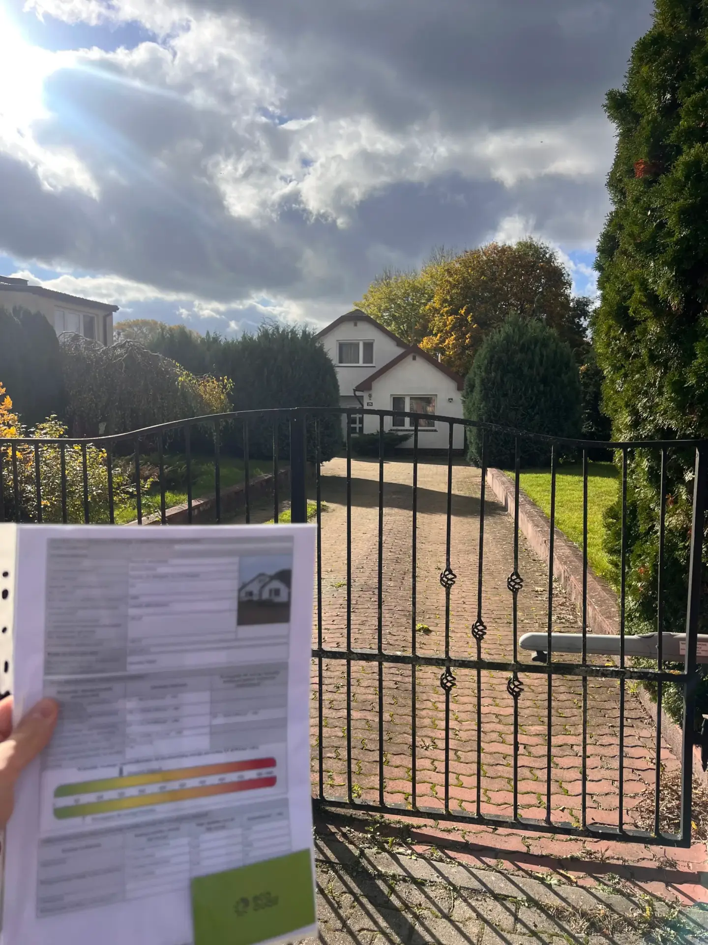 Zdjęcie z realizacji świadectwa energetycznego dla domu jednorodzinnego.